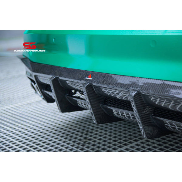 Bakre diffusor i pre-preg carbon för Audi S4 B9.5 2020–