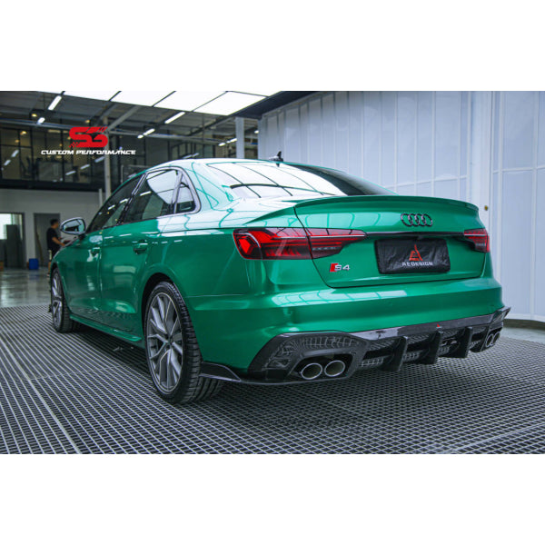 AE Design Bakre diffusor i pre-preg carbon för Audi S4 B9.5 2020– – bild 6