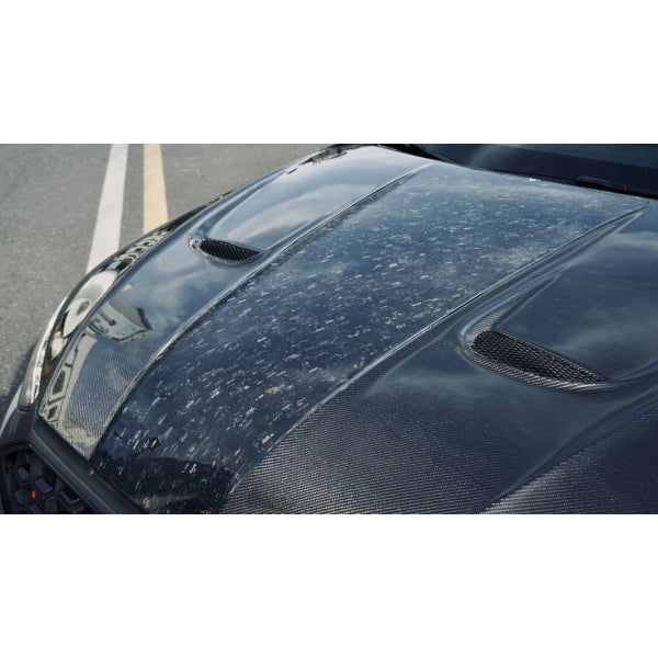 Motorhuv i pre-preg carbon för Audi S4 B9.5 2020–