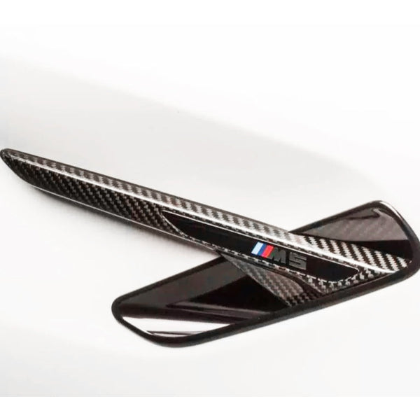 Skärmgälar (sidoluftintag) i carbon för BMW M5 F90 2018–2022