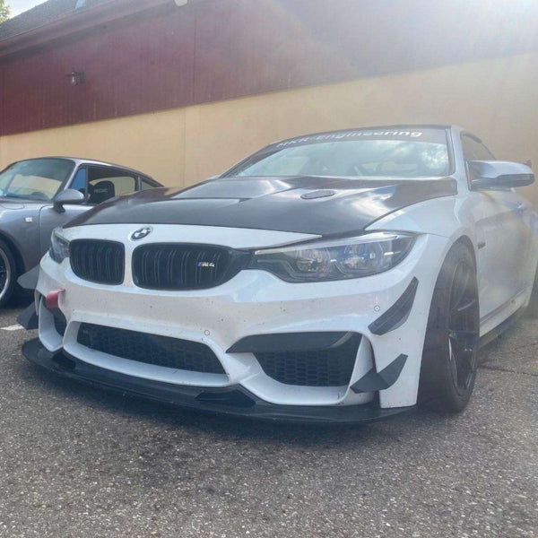 Canards i GT4-stil i carbon för BMW M3 F80 & M4 F82/F83