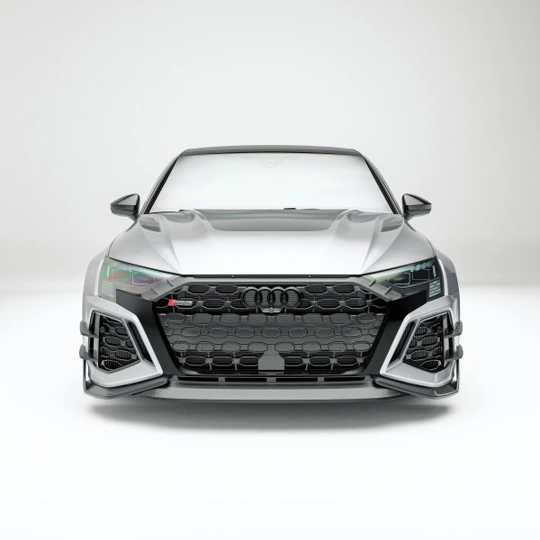 Frontläpp i pre-preg carbon för Audi RS3 8Y