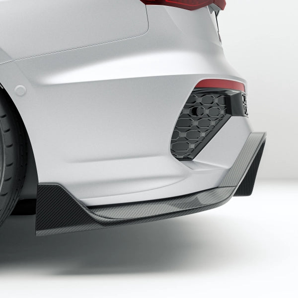 Bakre diffusor i pre-preg carbon för Audi RS3 8Y