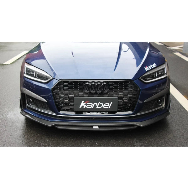 Karbel Frontläpp i pre-preg carbon för Audi A5 S line / S5 B9 2017–2019 variant 1 – bild 3