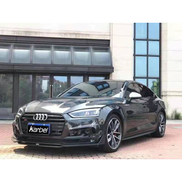 Karbel Frontläpp i pre-preg carbon för Audi A5 S line / S5 B9 2017–2019 variant 1 – bild 4