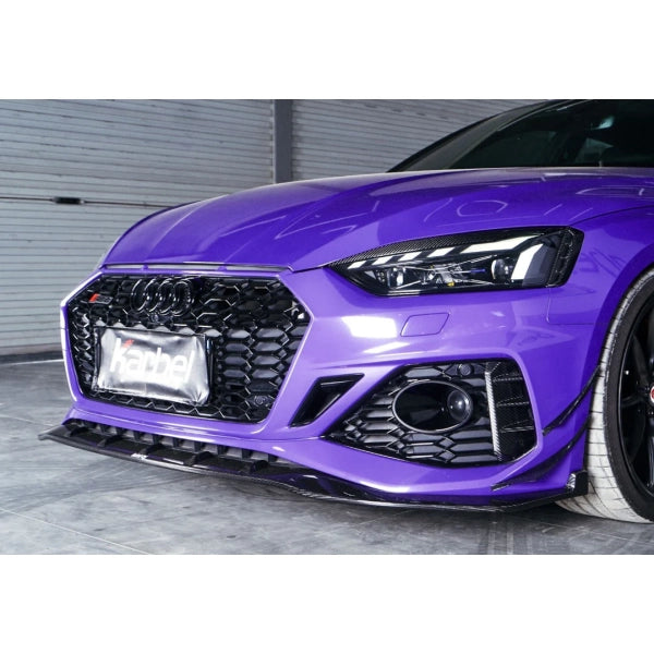 Frontläpp i pre-preg carbon för Audi RS5 B9.5 2020–2022