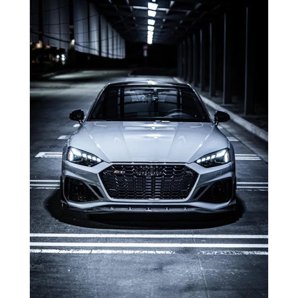 Frontläpp i pre-preg carbon för Audi RS5 B9.5 2020–2022 – bild 6