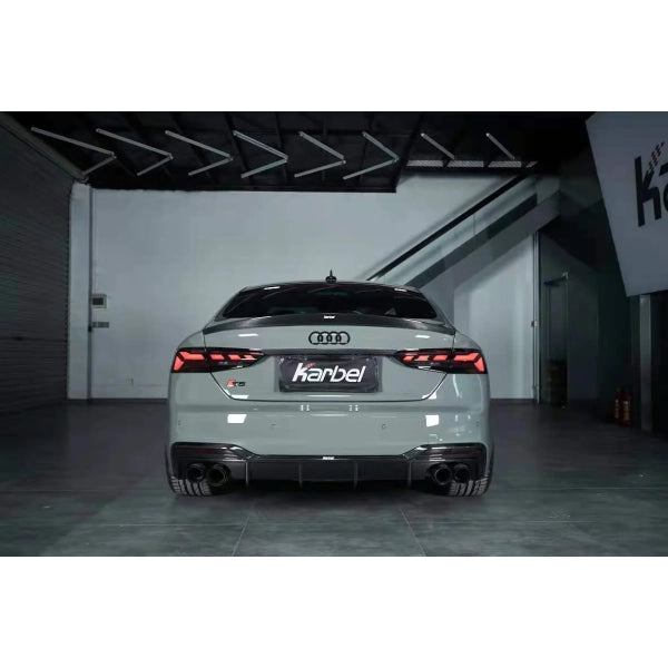 Bakre diffusor i pre-preg carbon för Audi A5 S line / S5 B9.5 2020– – variant 1
