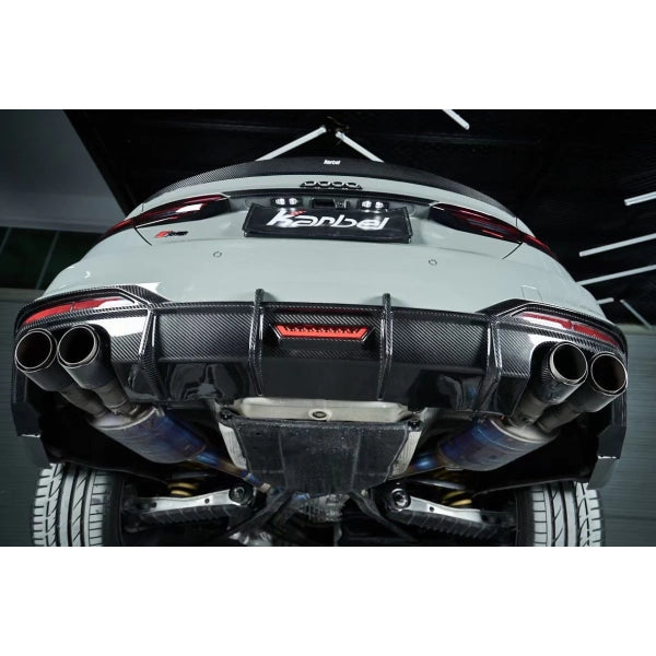 Bakre diffusor i pre-preg carbon för Audi A5 S line / S5 B9.5 2020– – variant 2
