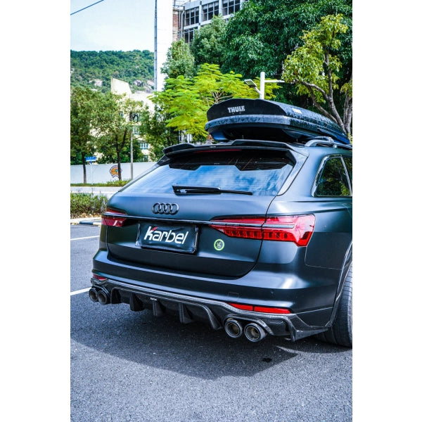 Bakre diffusor i pre-preg carbon V2 för Audi A6 Allroad 2019–2022