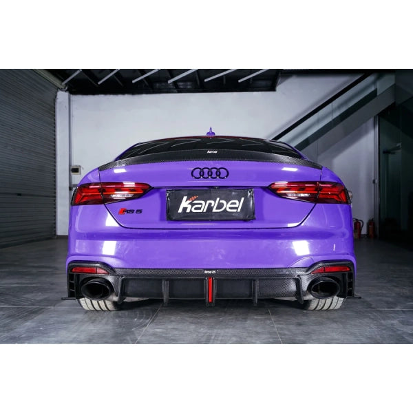 Bakre diffusor i pre-preg carbon för Audi RS5 B9.5 2020–2022 – variant 1