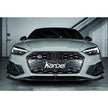 Frontläpp i pre-preg carbon för Audi A5 S line / S5 B9.5 2020–2022 variant 1 – bild 2