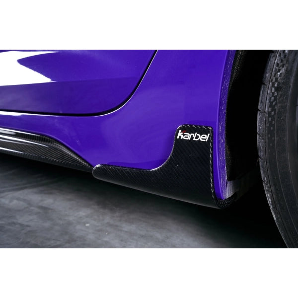 Sidokjolsfenor i pre-preg carbon för Audi RS5 B9.5 2020–2022