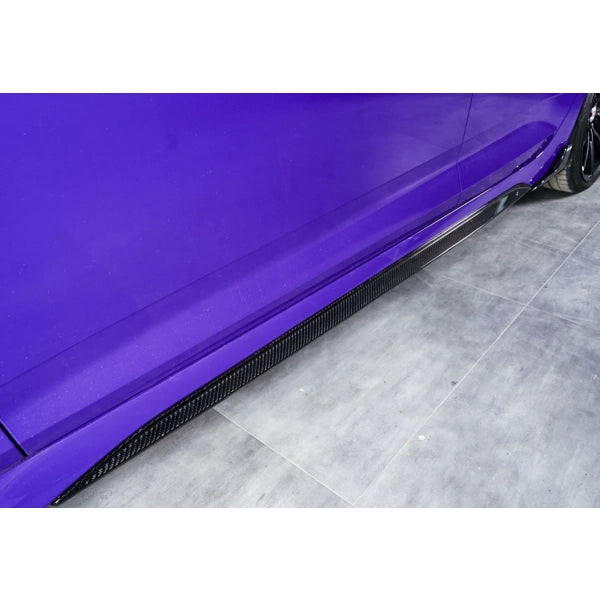 Sidokjolsfenor i pre-preg carbon för Audi RS5 B9.5 2020–2022
