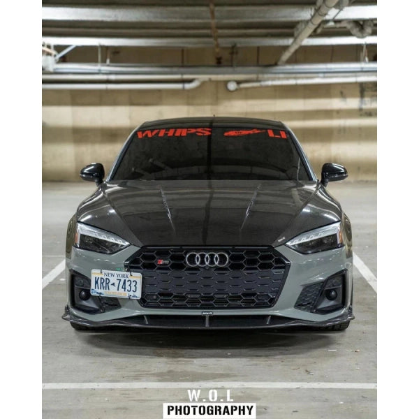 Motorhuv i pre-preg carbon för Audi A5/S5 S line 2017–2019