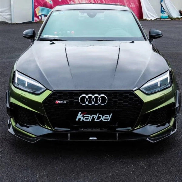 Motorhuv i pre-preg carbon för Audi A5/S5 S line 2017–2019
