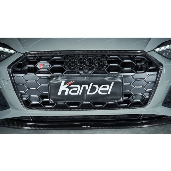 Grillram i pre-preg carbon för Audi A5 S line / S5 B9.5 2020– – bild 2
