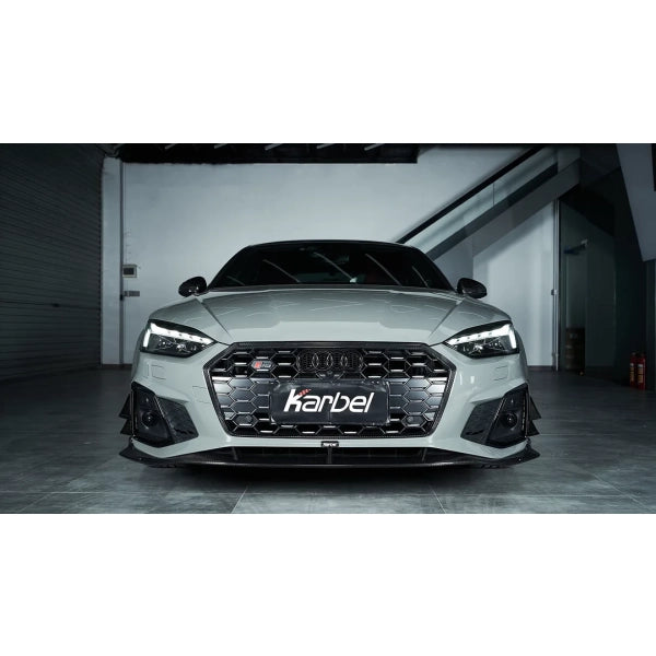 Grillram i pre-preg carbon för Audi A5 S line / S5 B9.5 2020– – bild 3