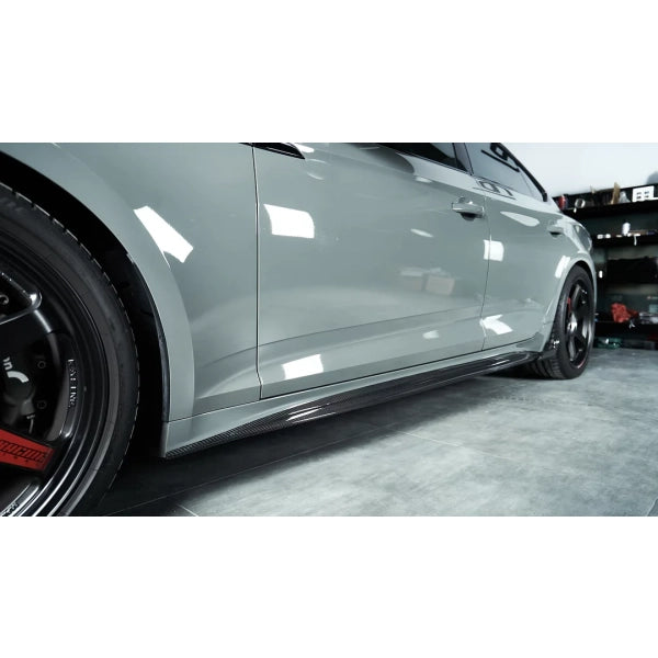 Sidokjolar i pre-preg carbon för Audi A5/S5 S line B9.5 2020–
