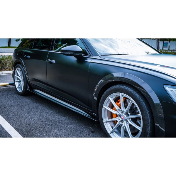 Sidokjolar i pre-preg carbon för Audi A6 Allroad C8 2019–2022