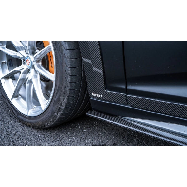Sidokjolar i pre-preg carbon för Audi A6 Allroad C8 2019–2022