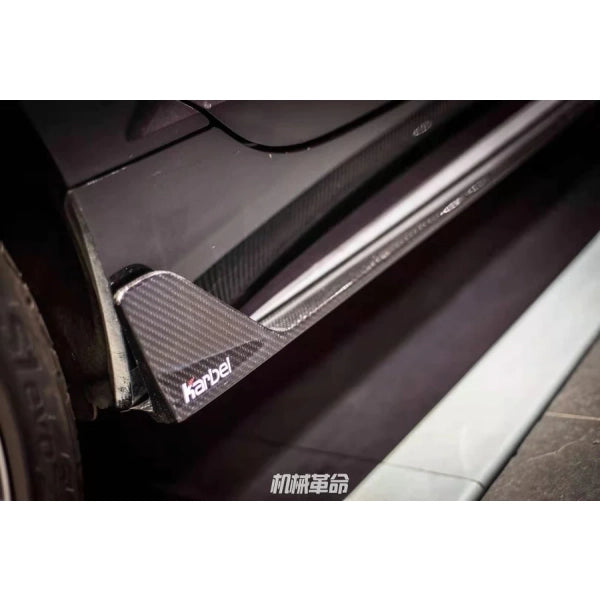 Sidokjolar i pre-preg carbon för Audi A5 S line & S5 B9/B9.5 2017–