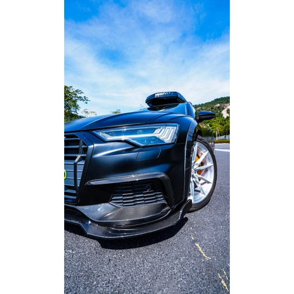 Luftintag till främre stötfångare i pre-preg carbon för Audi A6 Allroad C8 2019–2022