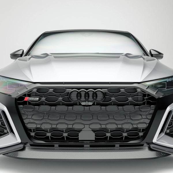 Frontgrill i pre-preg carbon för Audi RS3 8Y