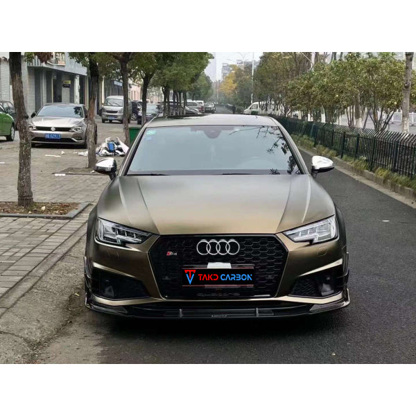 TAKD fenor för främre stötfångare i pre-preg carbon för Audi A4/S4 B9 2019–