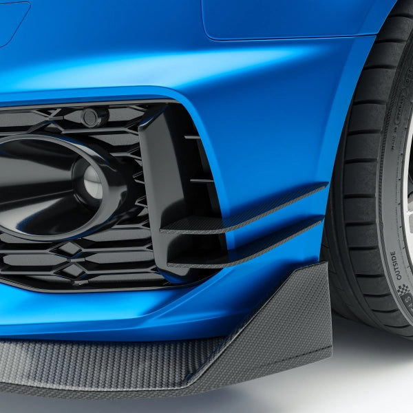 Främre canards i pre-preg carbon för Audi RS4 B9.5 2020– – variant 2