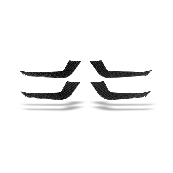 Främre canards i pre-preg carbon för Audi RS5 B9.5