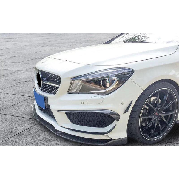 Främre stötfångarfenor (canards) i carbon för Mercedes-Benz CLA C117 AMG