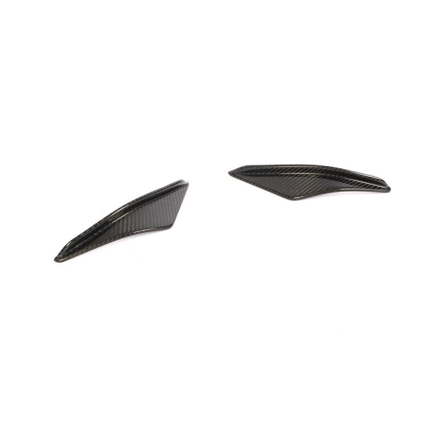 Främre stötfångarfenor (canards) i carbon för Mercedes-Benz SLS AMG C197/R197