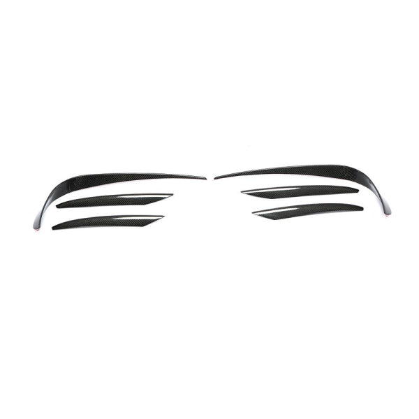 Främre stötfångarfenor (canards) i carbon för Mercedes-Benz E-klass W213 Sport / E43 AMG