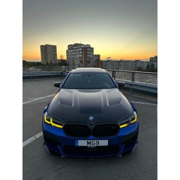 Motorhuv CS-stil i pre-preg carbon för BMW M5 F90 2018–2022