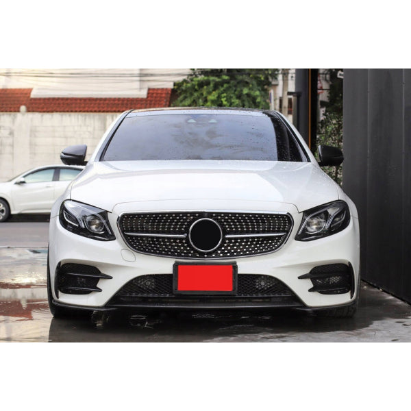 Frontspoilerset (3 delar) i carbon för Mercedes-Benz E-klass W213 E43 / AMG-paket