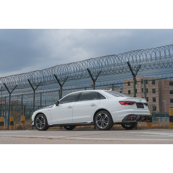 TAKD sidokjolar i pre-preg carbon för Audi A4/S4/RS4 B9 2020–