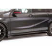 Sidokjolar i blank carbon VRS för Mercedes-Benz A-klass W176 Sport/AMG – bild 2