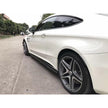 Sidokjolar i carbon för Mercedes-Benz C-klass Coupé C205 C63 AMG
