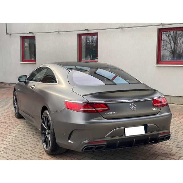 Bakspoiler i carbon för Mercedes-Benz S-klass Coupé C217 S63/S65 AMG
