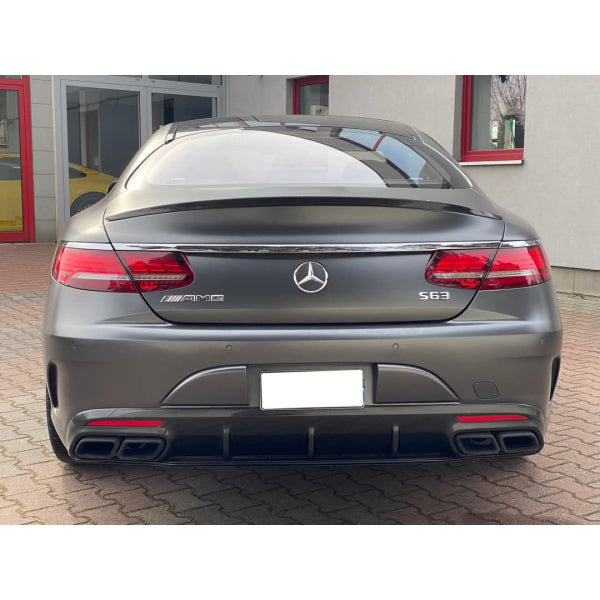 Bakspoiler i carbon för Mercedes-Benz S-klass Coupé C217 S63/S65 AMG