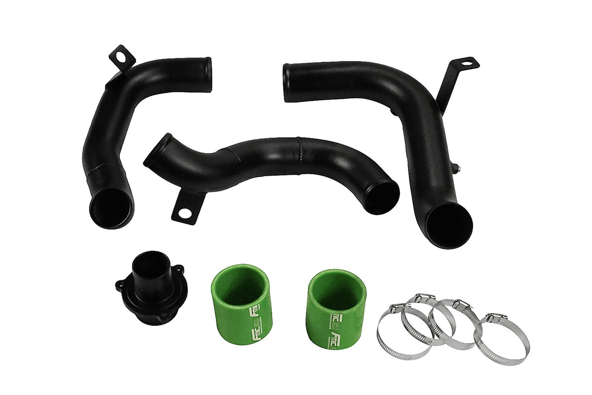 FMIC.EU Laddluftsrör (charge pipe) – VW Golf 7 / Octavia / Leon / Audi A3 / S3 1.8 & 2.0 TSI (Grön)