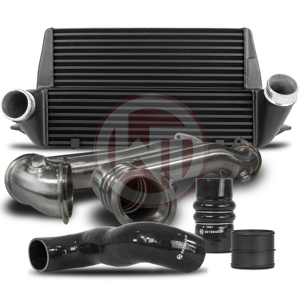 Wagner Tuning Competition-paket EVO3 intercooler + downpipe – BMW 135i E82/E88, 1M & 335i/335is E90–E93 N54