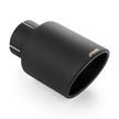 Angle-cut, rolled edge Rostfritt stål Ändrör with black coating PROM.KSZC76