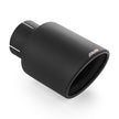 Angle-cut Rostfritt stål Ändrör with perforated diffuser and a black coating PROM.KSZC89DP