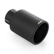 Straight-cut Rostfritt stål Ändrör with black coating