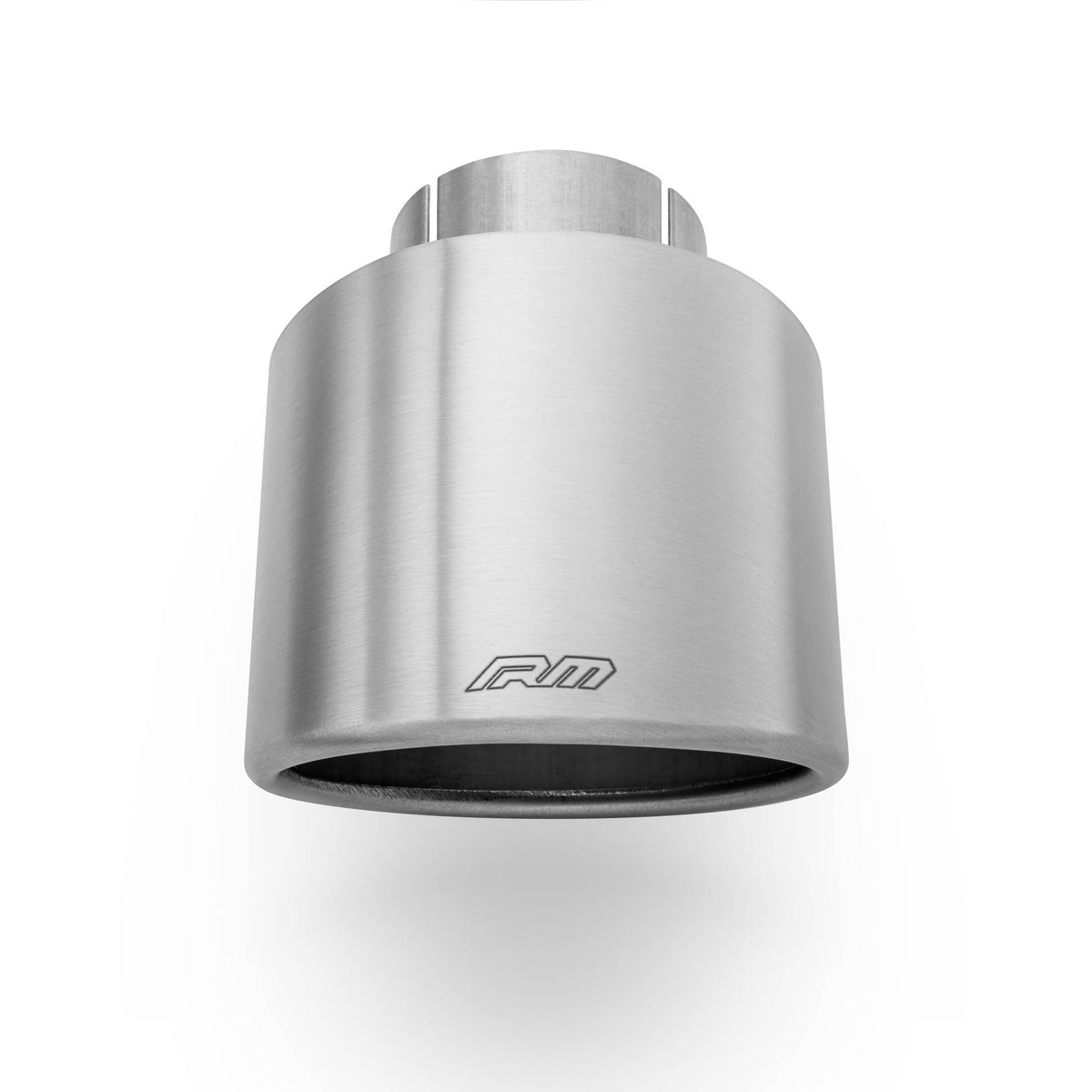 RM Motors oval beveled tip in satin Rostfritt stål
