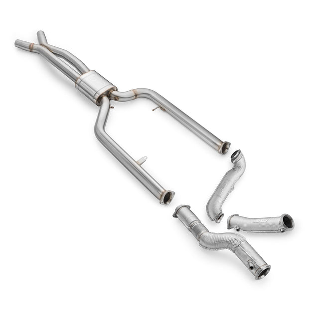 Downpipe set with catalytic converter + midpipe do BMW M3 (G80/G81), M4 (G82 / G83) 3.0 S58 Corsa Design