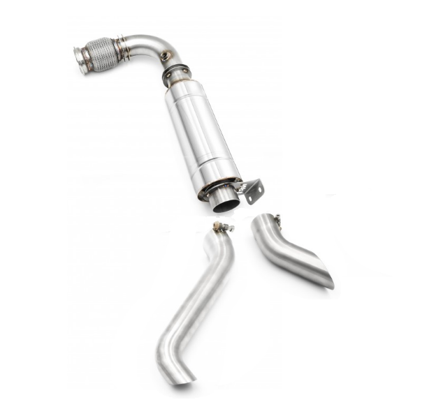 Can Am Maverick X3 Downpipe with Ljuddämpare and tips Corsa Design
