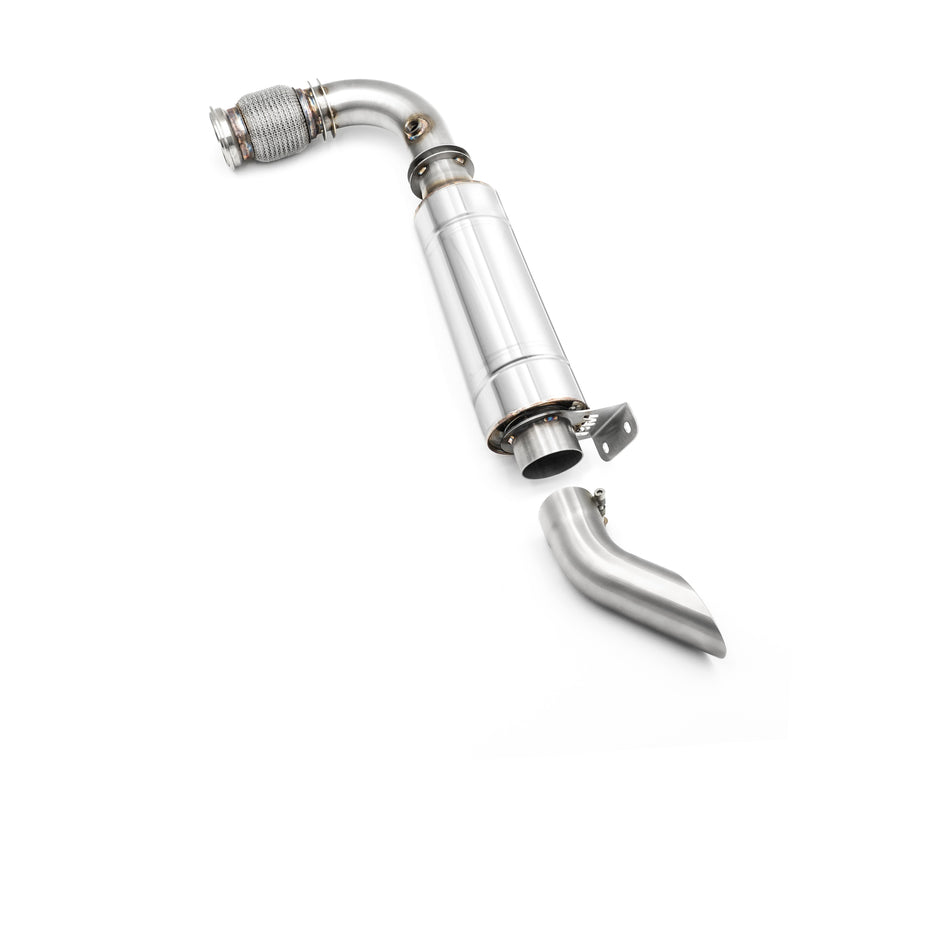 Can Am Maverick X3 Downpipe with Ljuddämpare and tips Corsa Design